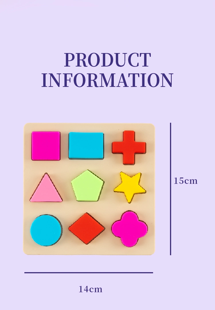 Hot Sale Educational Toys Silicone Baby Geometry Puzzle Toys