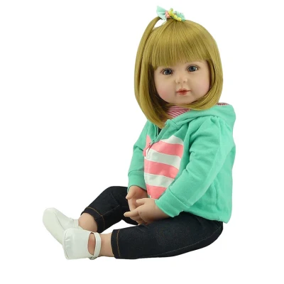 Bebe Reborn Doll 48cm 아기 소녀 인형 부드러운 실리콘 Boneca Reborn Brinquedos Bonecas 어린이 날 선물 장난감 취침 시간 Plamates